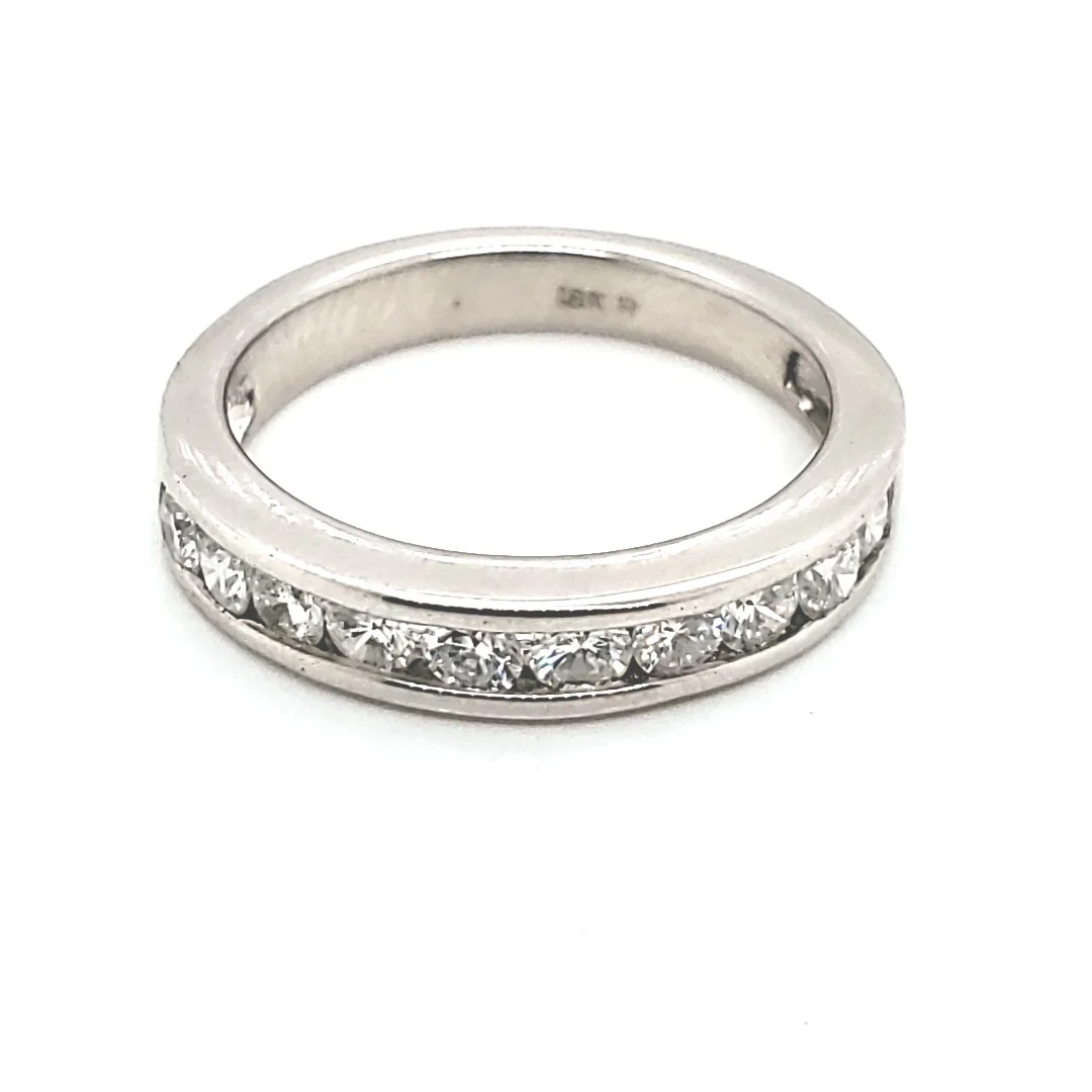 14kt Gold and Diamond Wedding Band