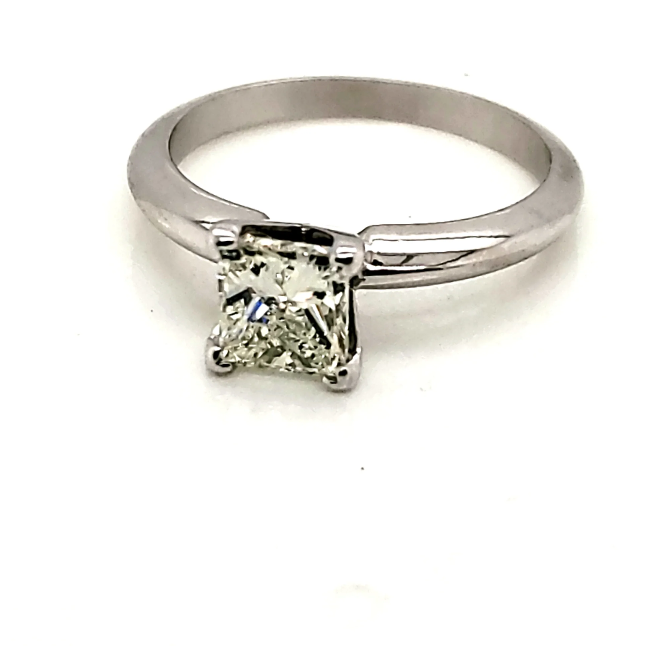 14kt White Gold 1.20 Carat Princess Cut Diamond Engagement Ring
