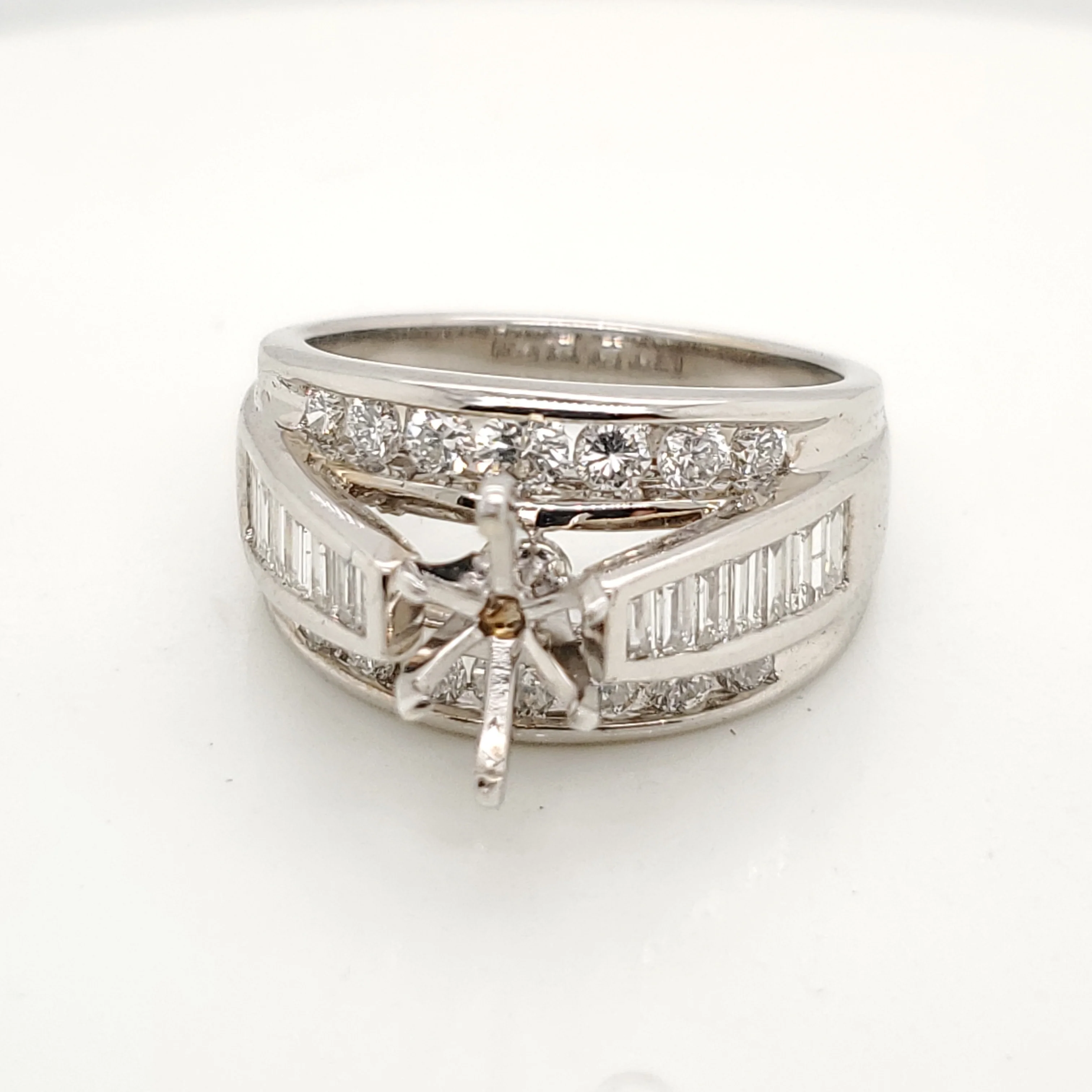 14kt White Gold .50 Carat Marquise Cut Diamond Engagement Ring