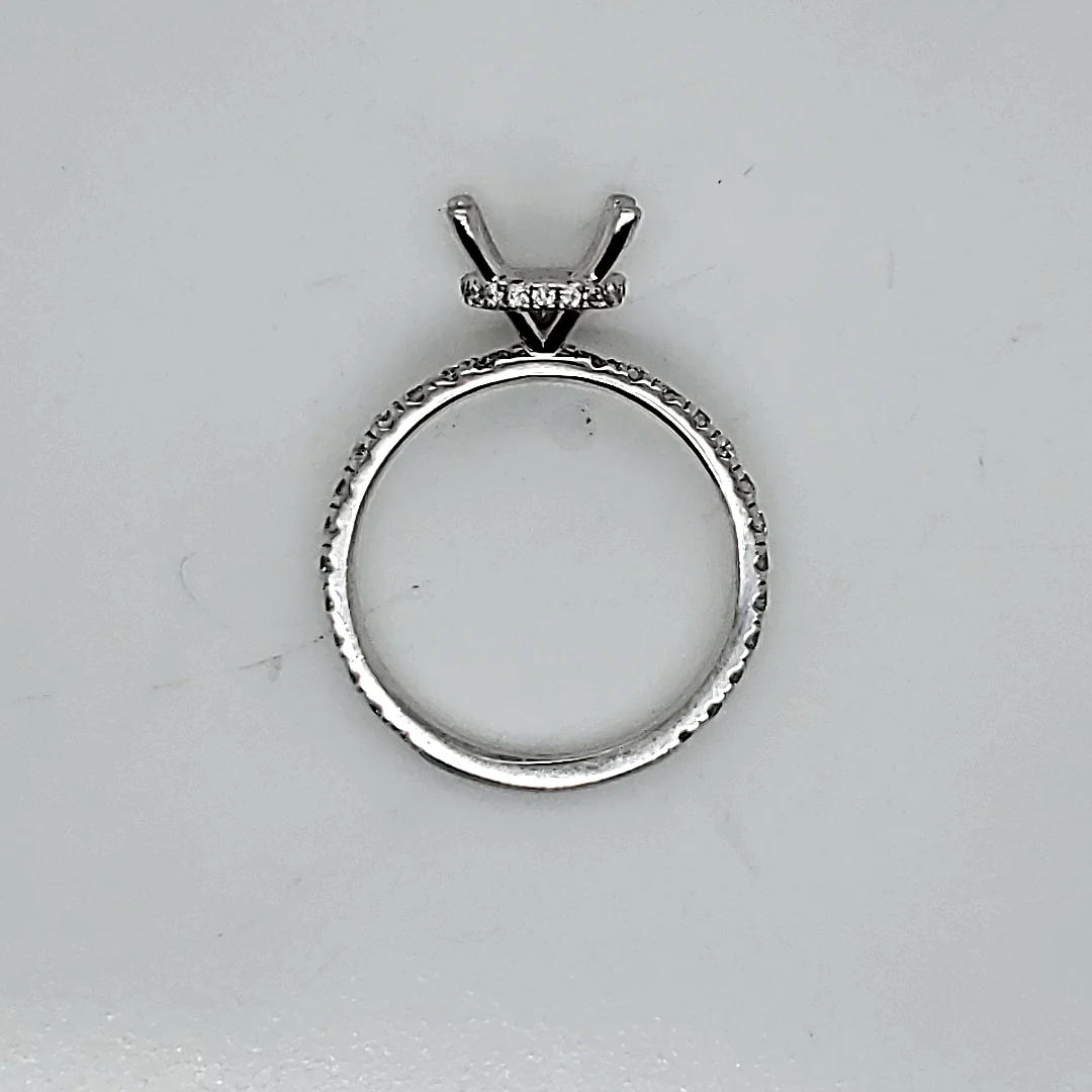 14Kt White Gold Diamond Mounting - Image 2