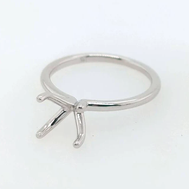 14Kt White Gold Solitaire Setting