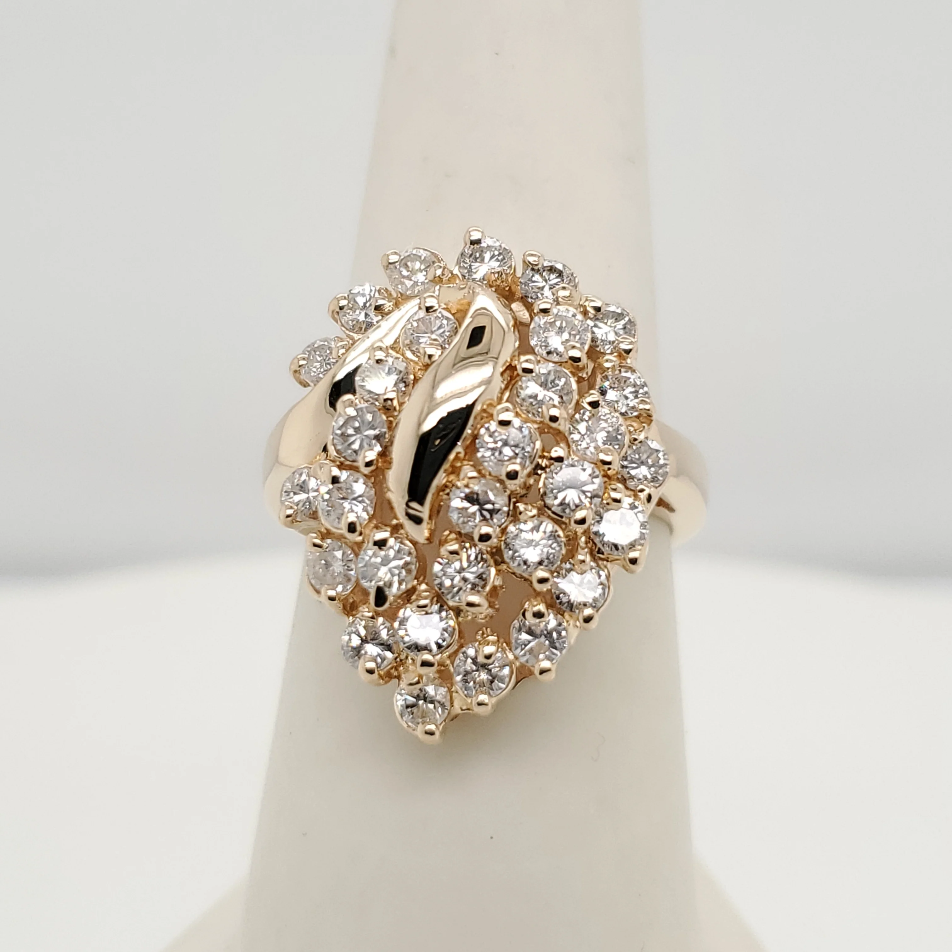 14kt Yellow Gold and Diamond Ring