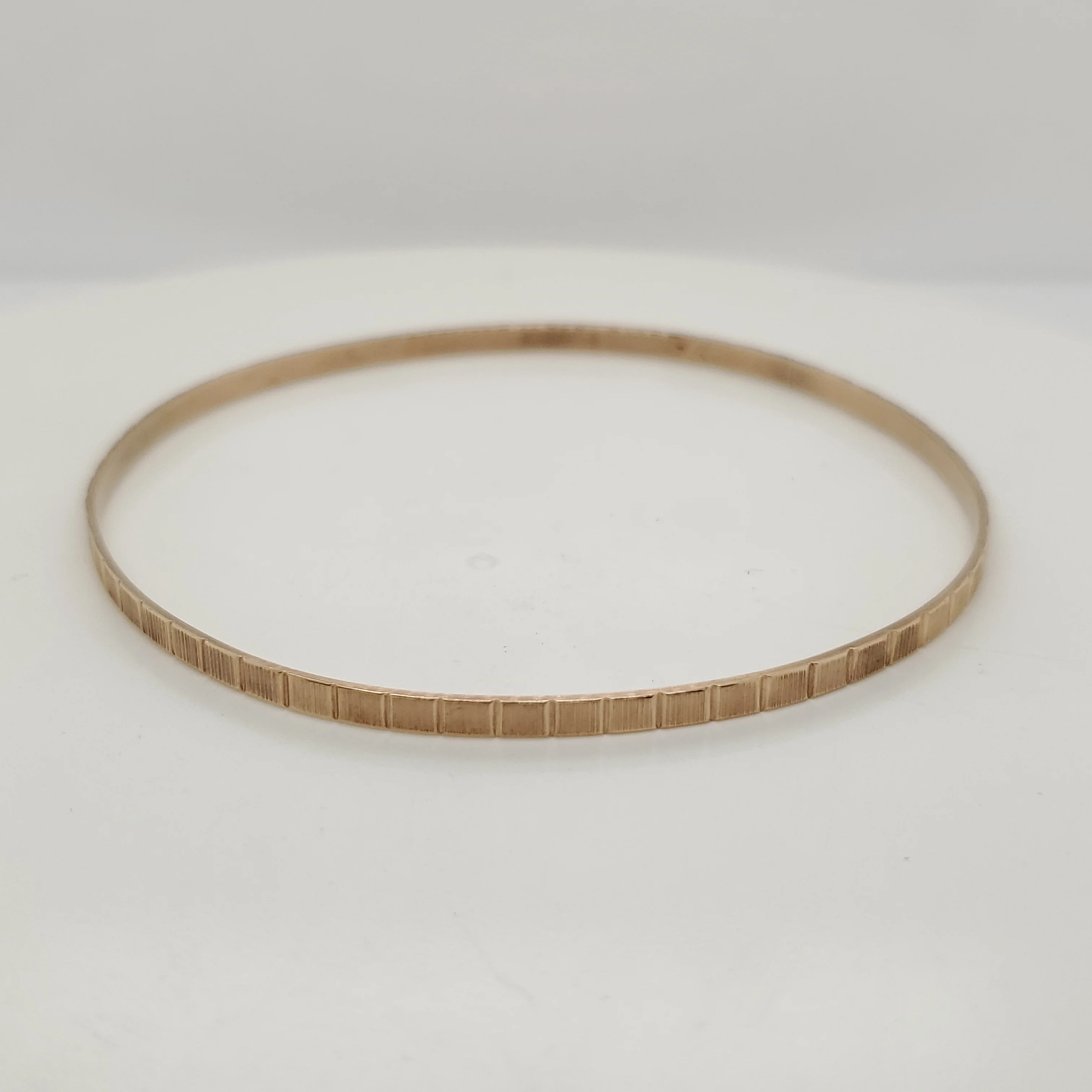 14Kt Yellow Gold Bangle Bracelet