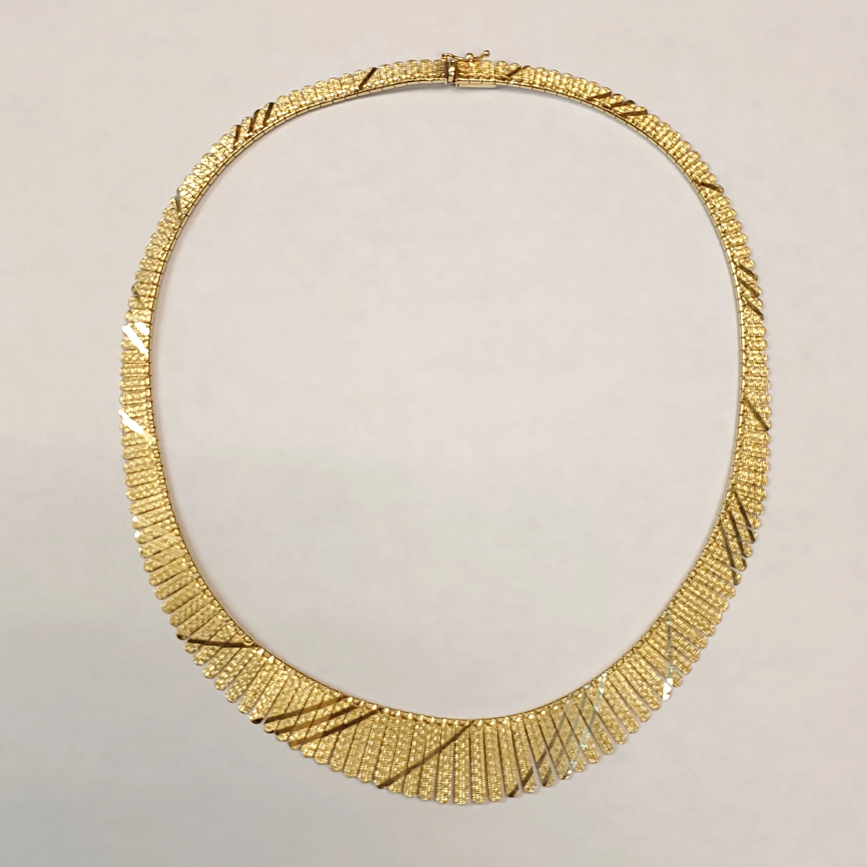 14kt Yellow Gold Cleopatra Style Necklace