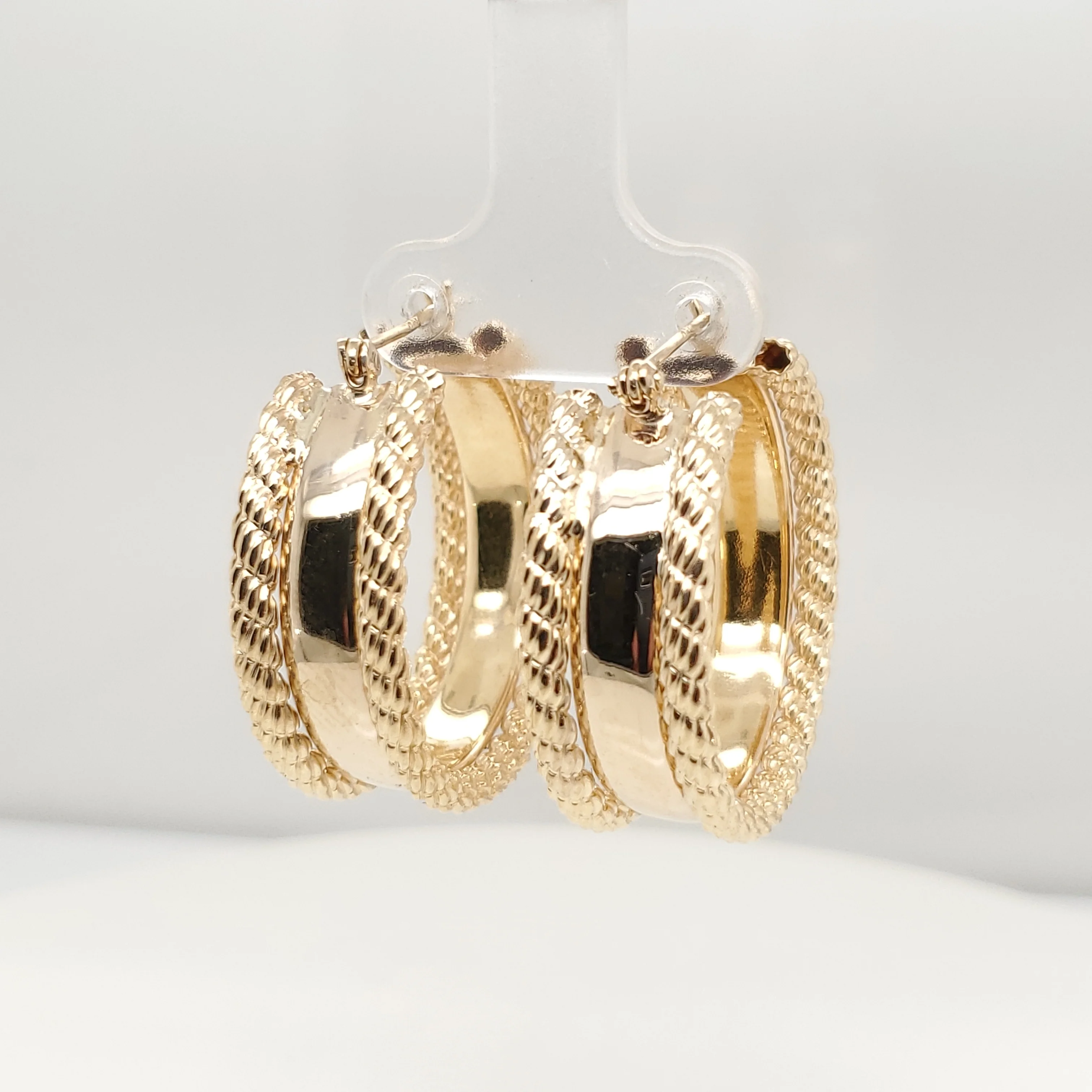 14kt Yellow Gold Hoop Earrings