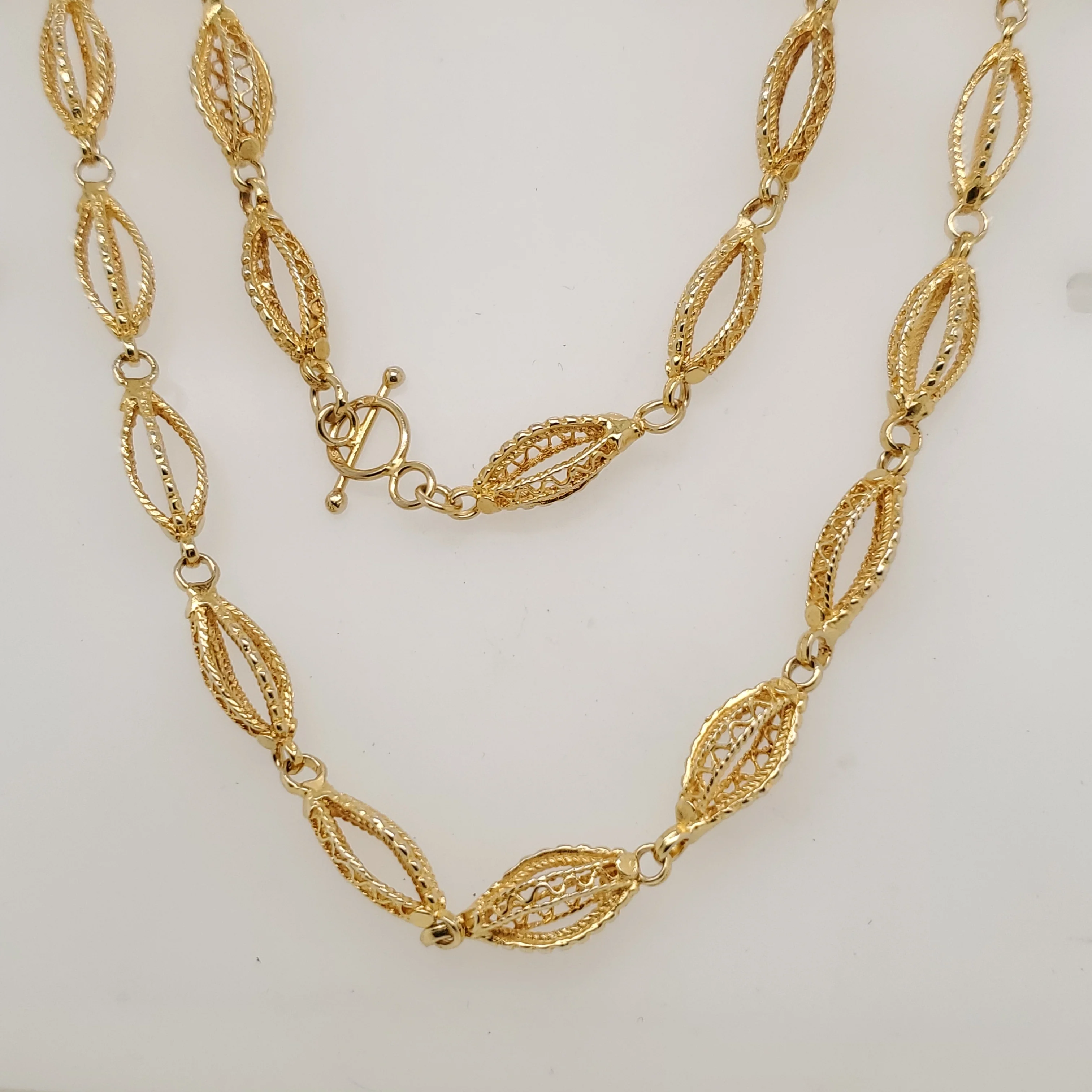 14kt Yellow Gold Link Neckalce
