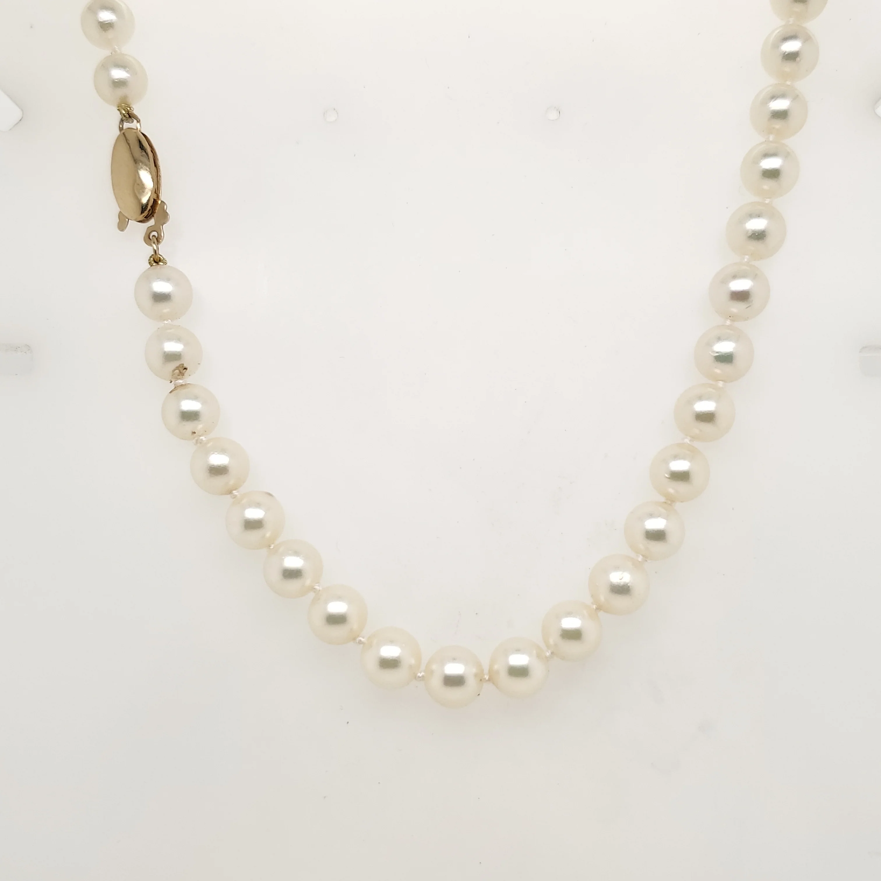 22"" Strand Cultured Akoya Pearl Necklace