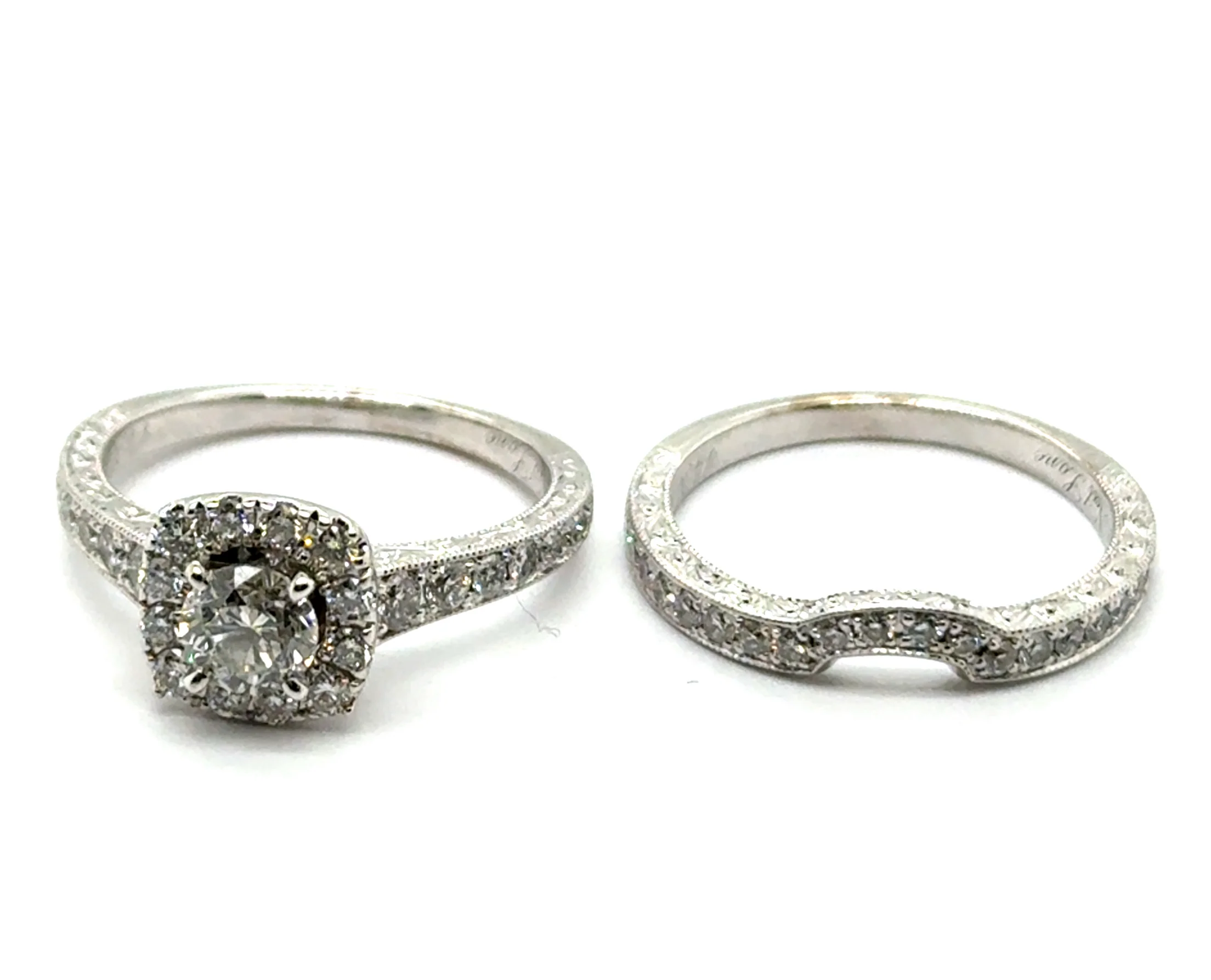 Neil Lane 14Kt White Gold Diamond Wedding Set - Image 2