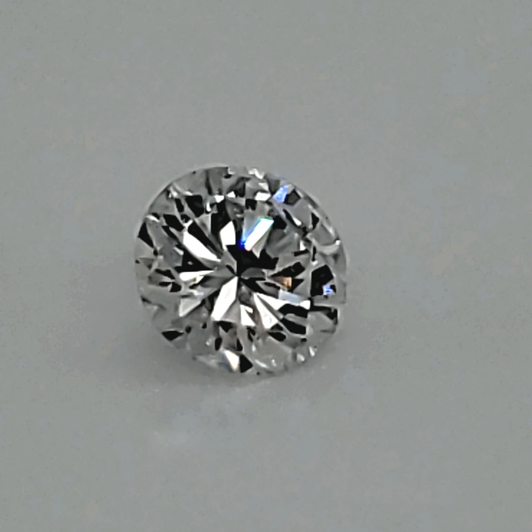 Platinum .50 Carat Round Diamond Solitaire Engagement Ring - Image 3