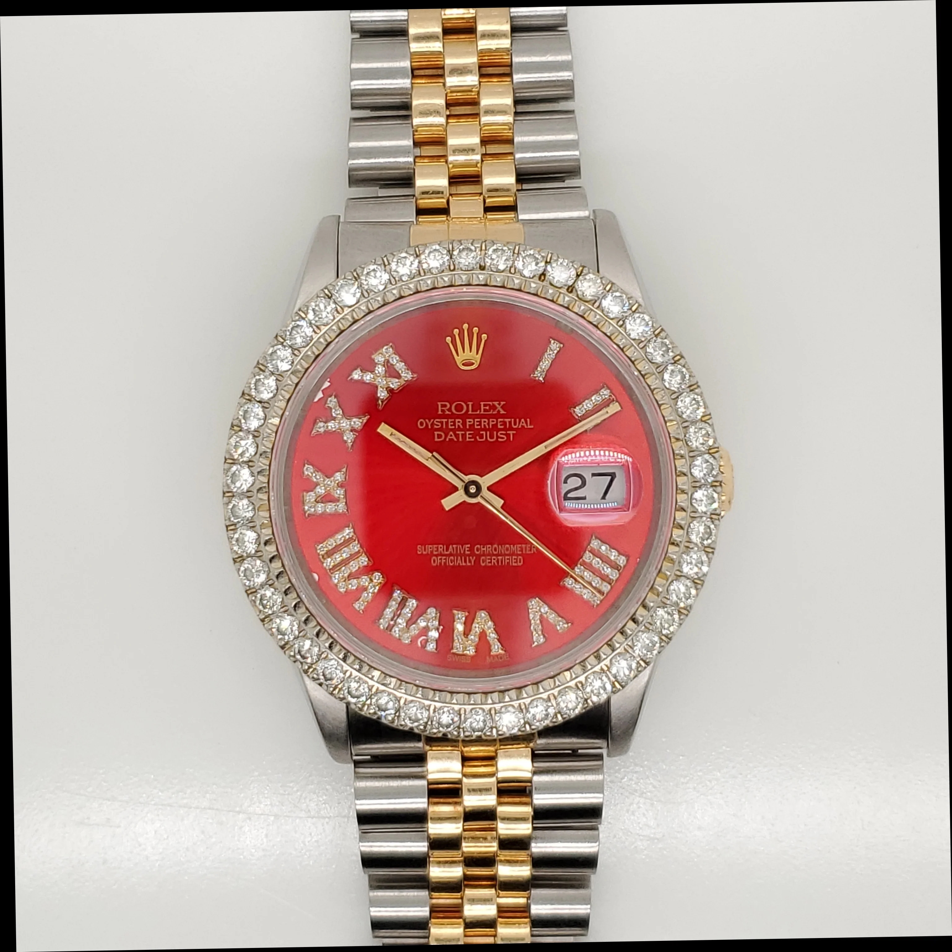 Pre-owned 1989 Rolex Stainless Steel And 18Ktyg Datejust