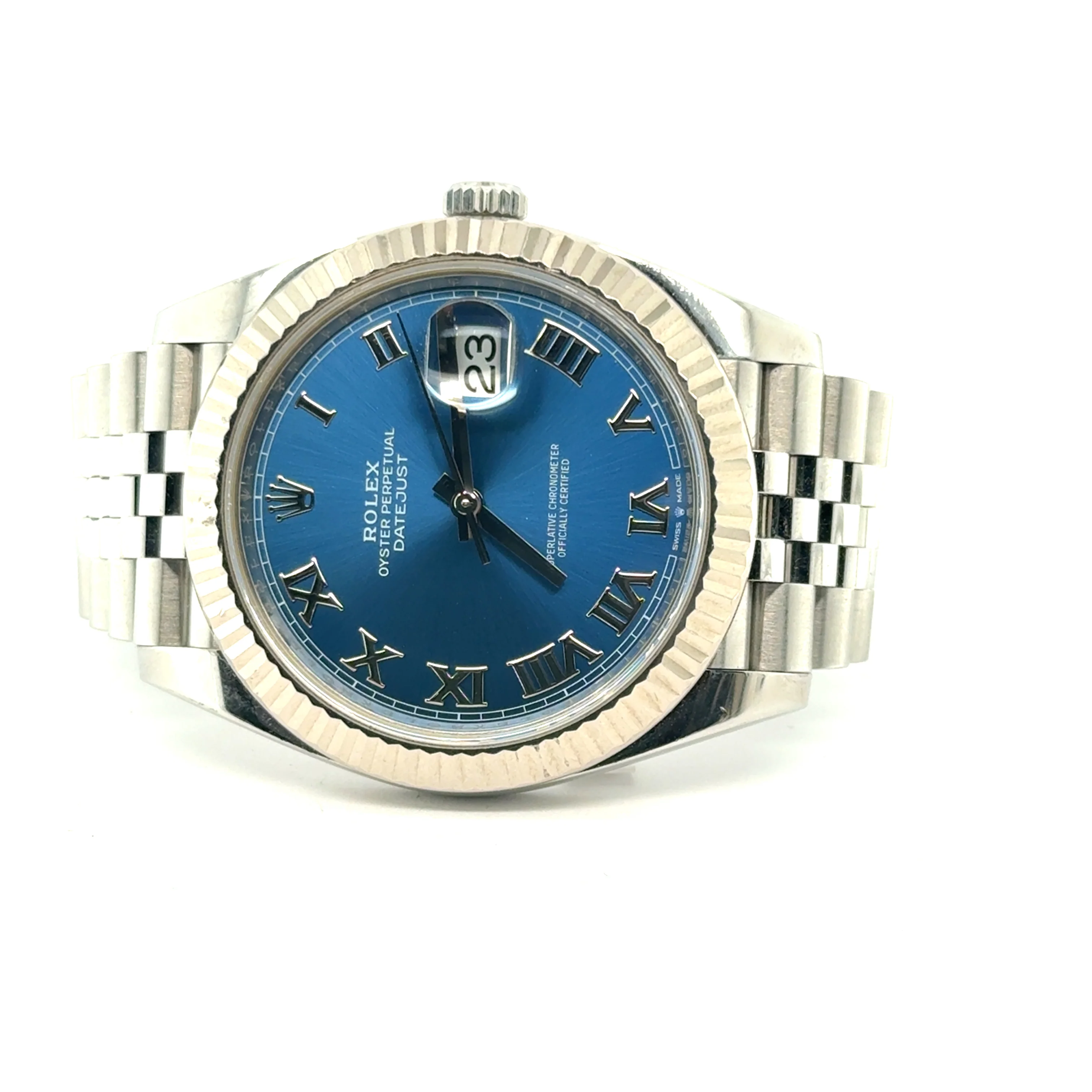 Pre-owned 41mm Mens Rolex Stainless Steel Datejust