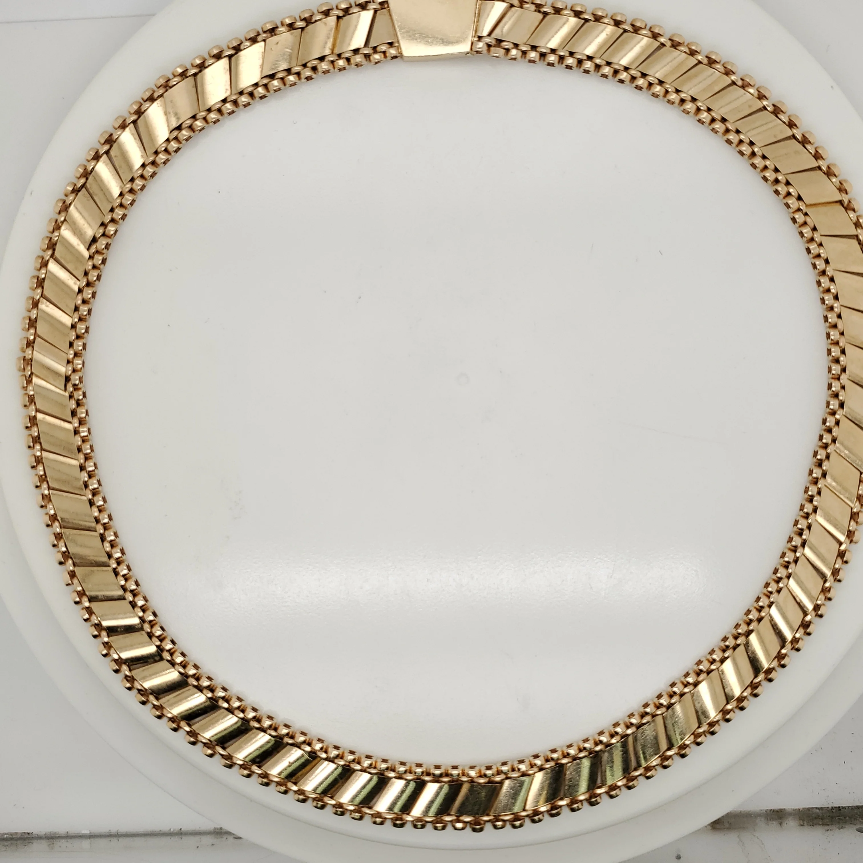 Vintage 14kt Yellow Gold Necklace - Image 2
